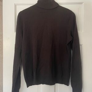 Ralph Lauren Brown cashmere turtleneck sweater black label xl